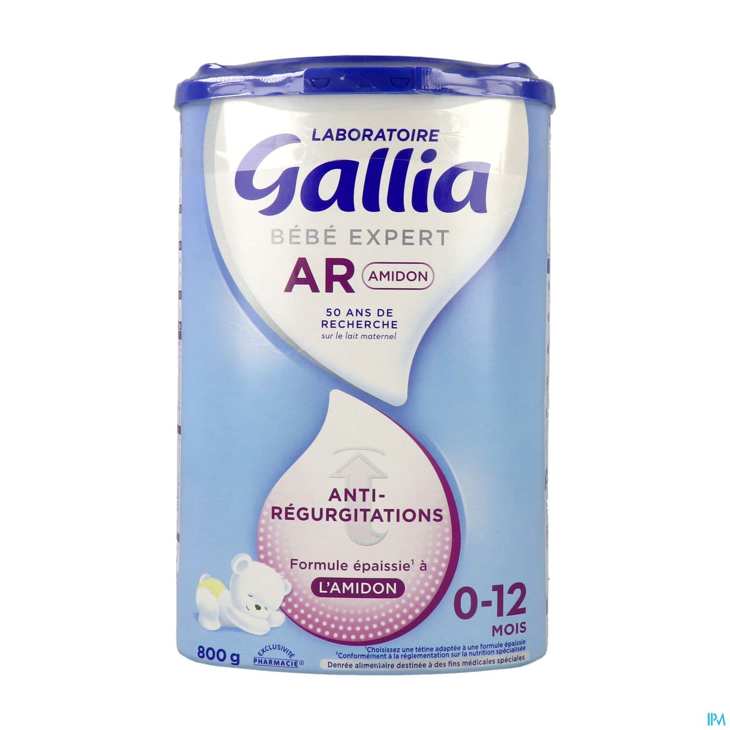 Gallia 1 Bebe Expert Ar Amidon Poudre 800g