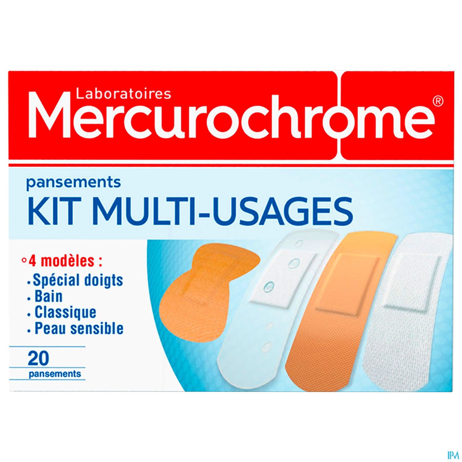 Mercurochrome Pansement Kit Multiusages X20
