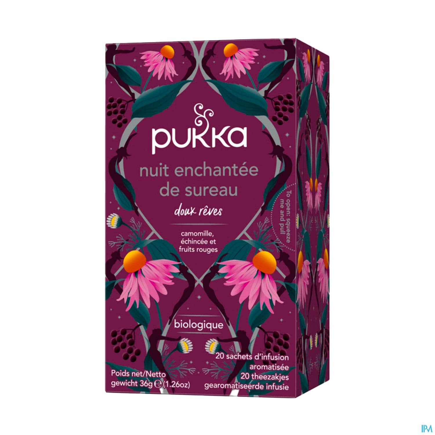 PUKKA INFUS NUIT ENCHANT SUREAU 20