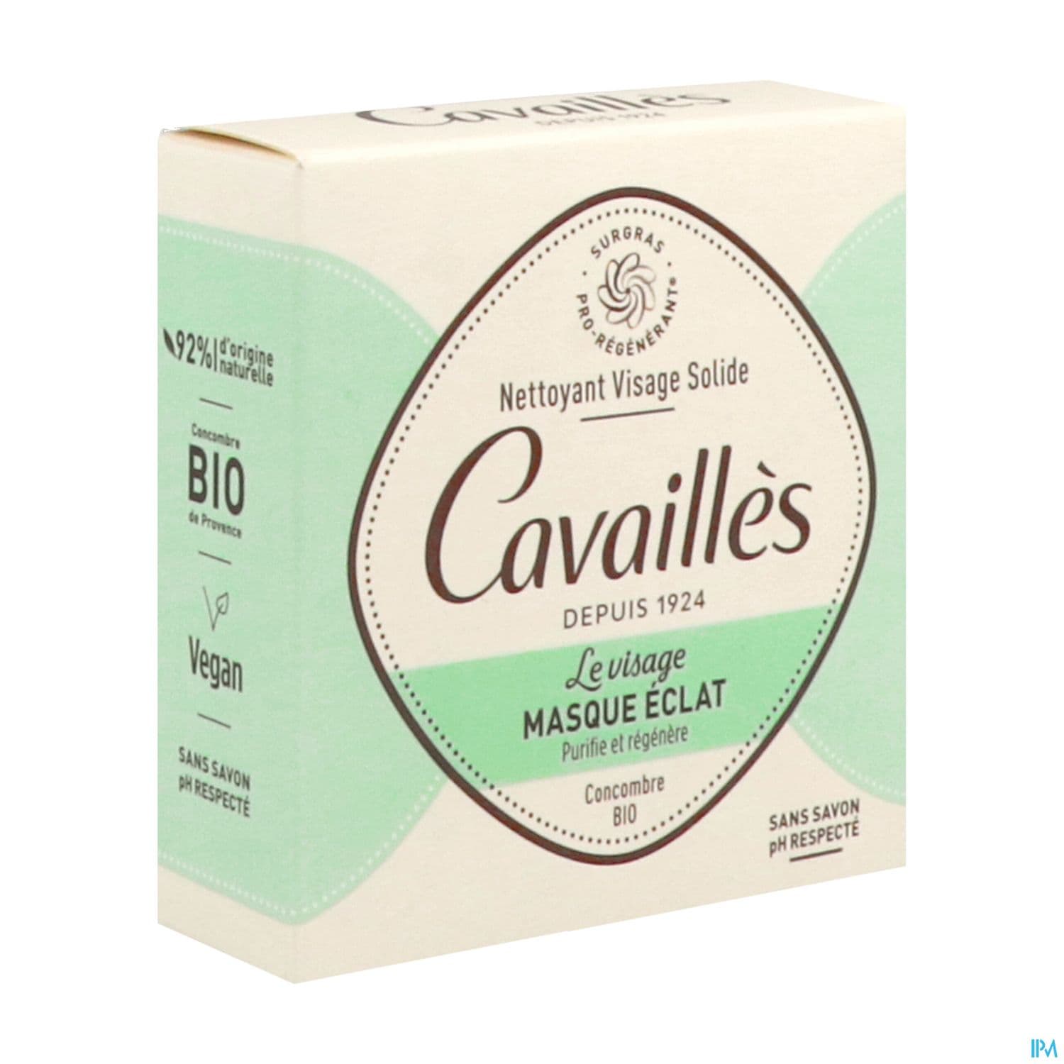 Roge Cavailles Nettoyant Visage Solide Masque Eclat 70g