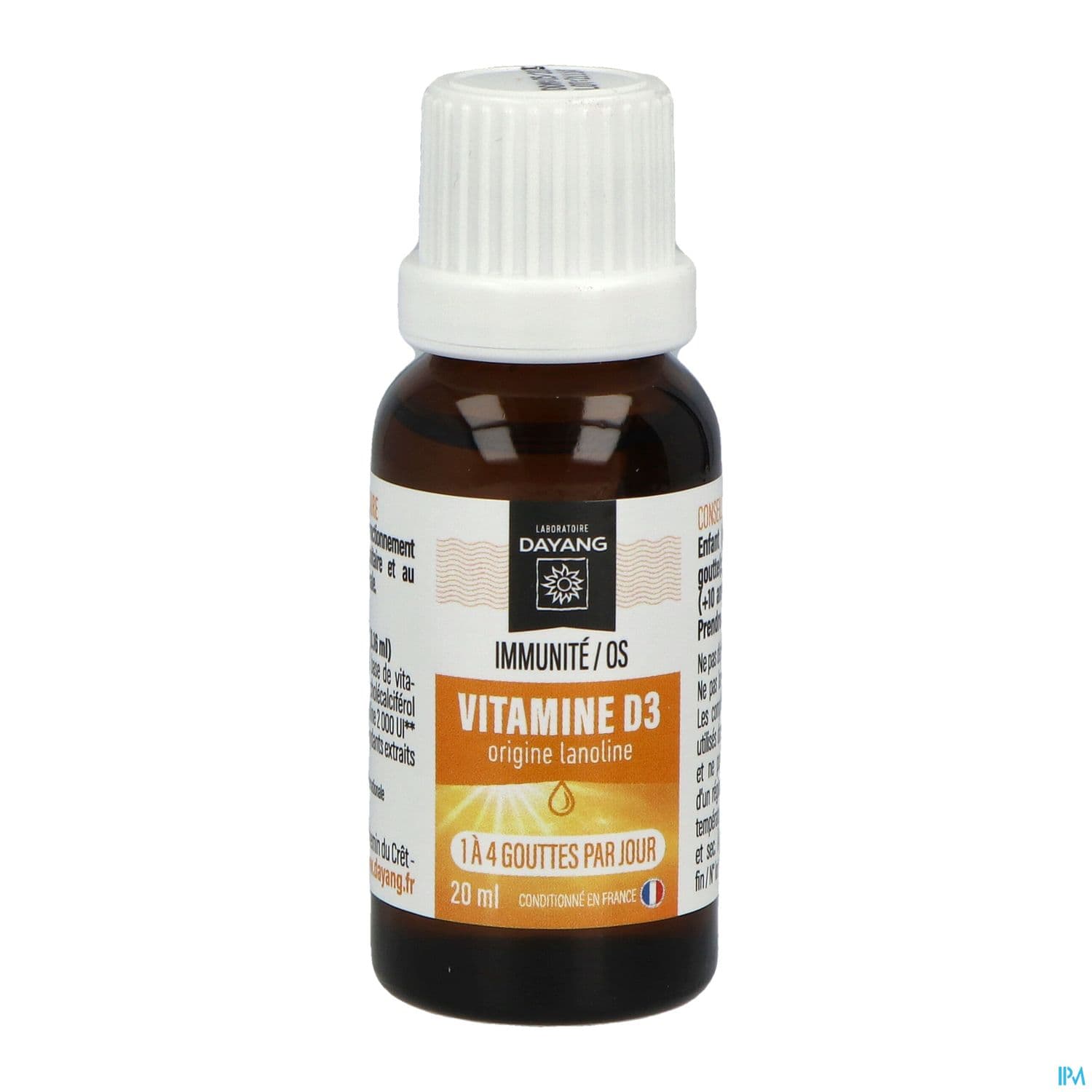 Dayang Vitamine D3 Gouttes Buvable 20ml