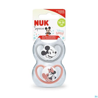 SUCET NUK PHYS SILIC 18-36M MINNI2