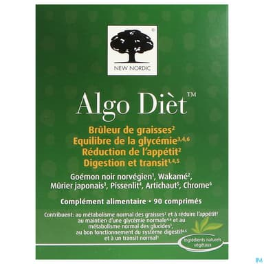 New Nordic Algo Diet Comprime 90