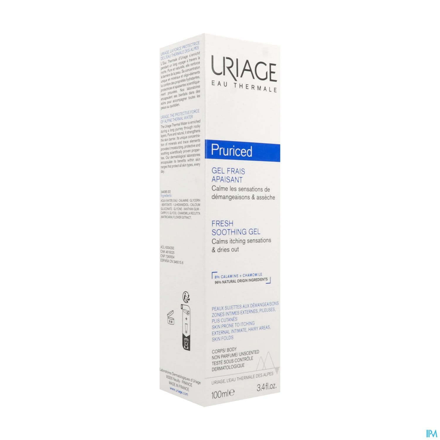 Uriage Pruriced Gel Frais Apaisant 100ml