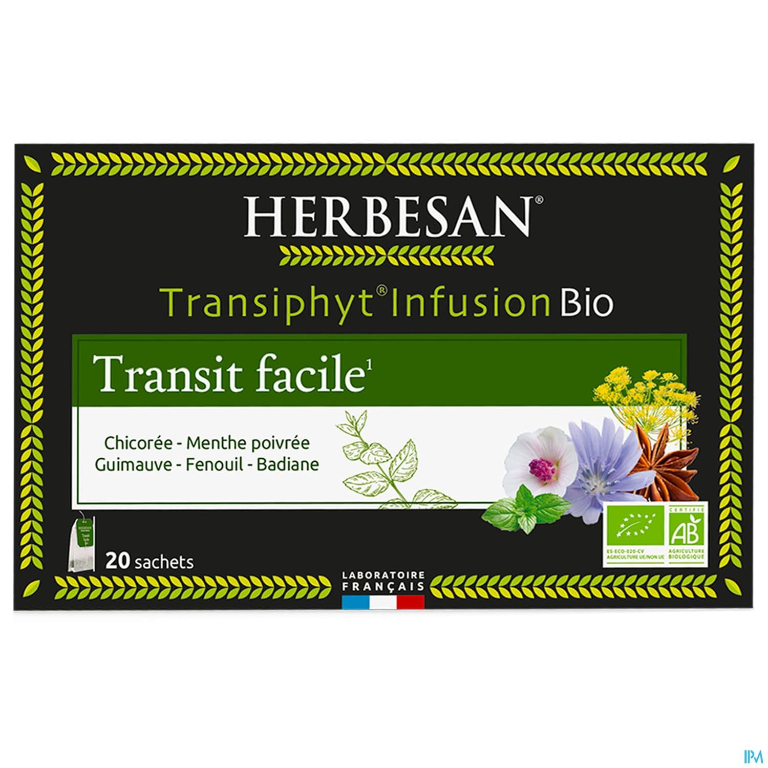 Herbesan Transiphyt Infusion Bio Sachet 20
