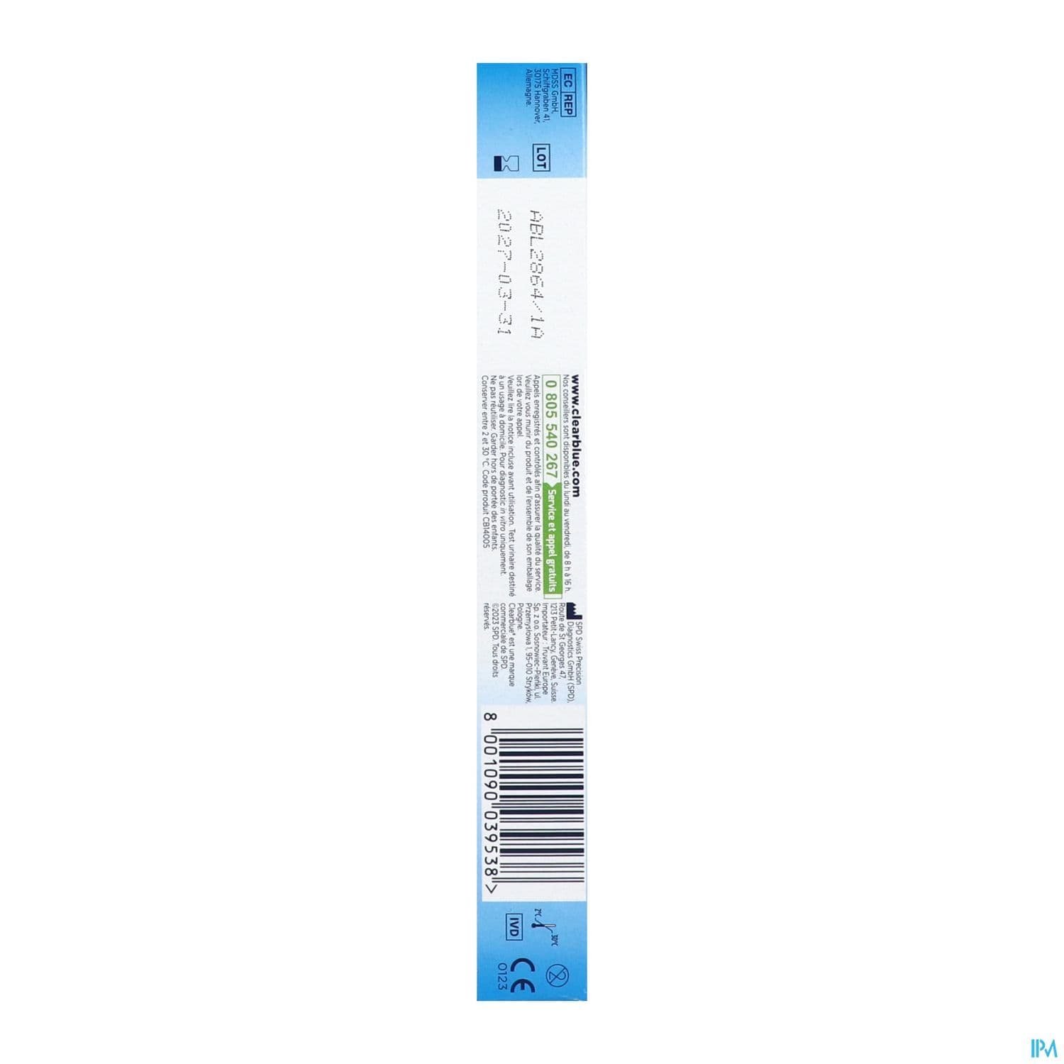 CLEARBLUE EARLY TEST GROSS DETECT PREC STYLO