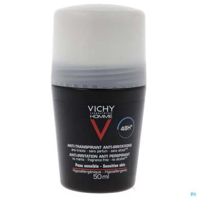 Vichy Homme Antitranspirant Bille Antiirritations 48h 50ml
