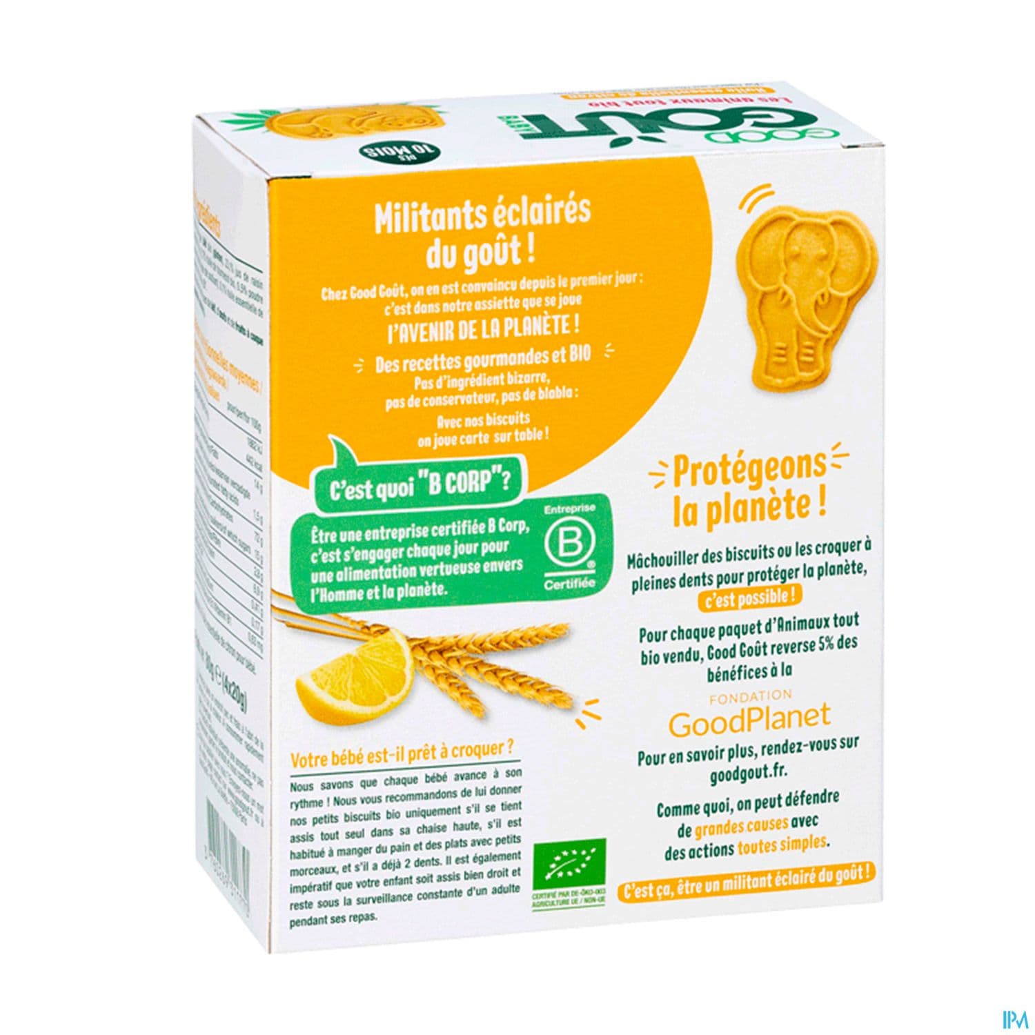 GOODGOUT BISCUIT ANIMAUX CITR 80G
