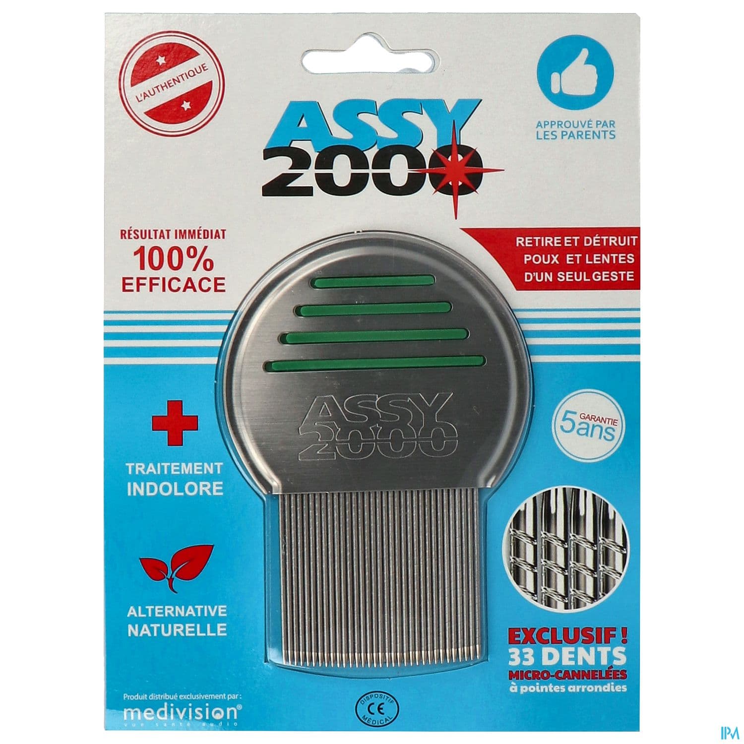 PEIGNE ASSY 2000 A/POUX ACIER
