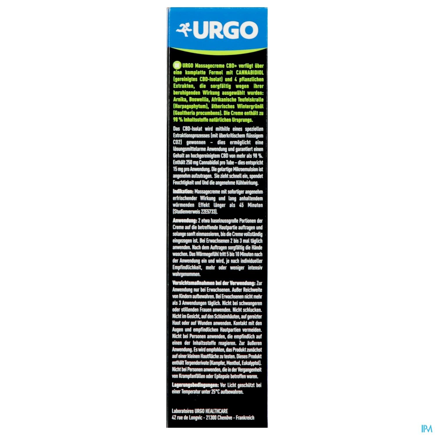 URGO CREME CBD+ 50ML