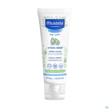 Mustela Bebe Enfant Hydra Bebe Enfant Creme Visage A l Avocat Bio 40ml
