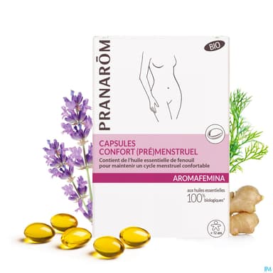 PRANAROM AROMAFEMINA MENSTR CAP30