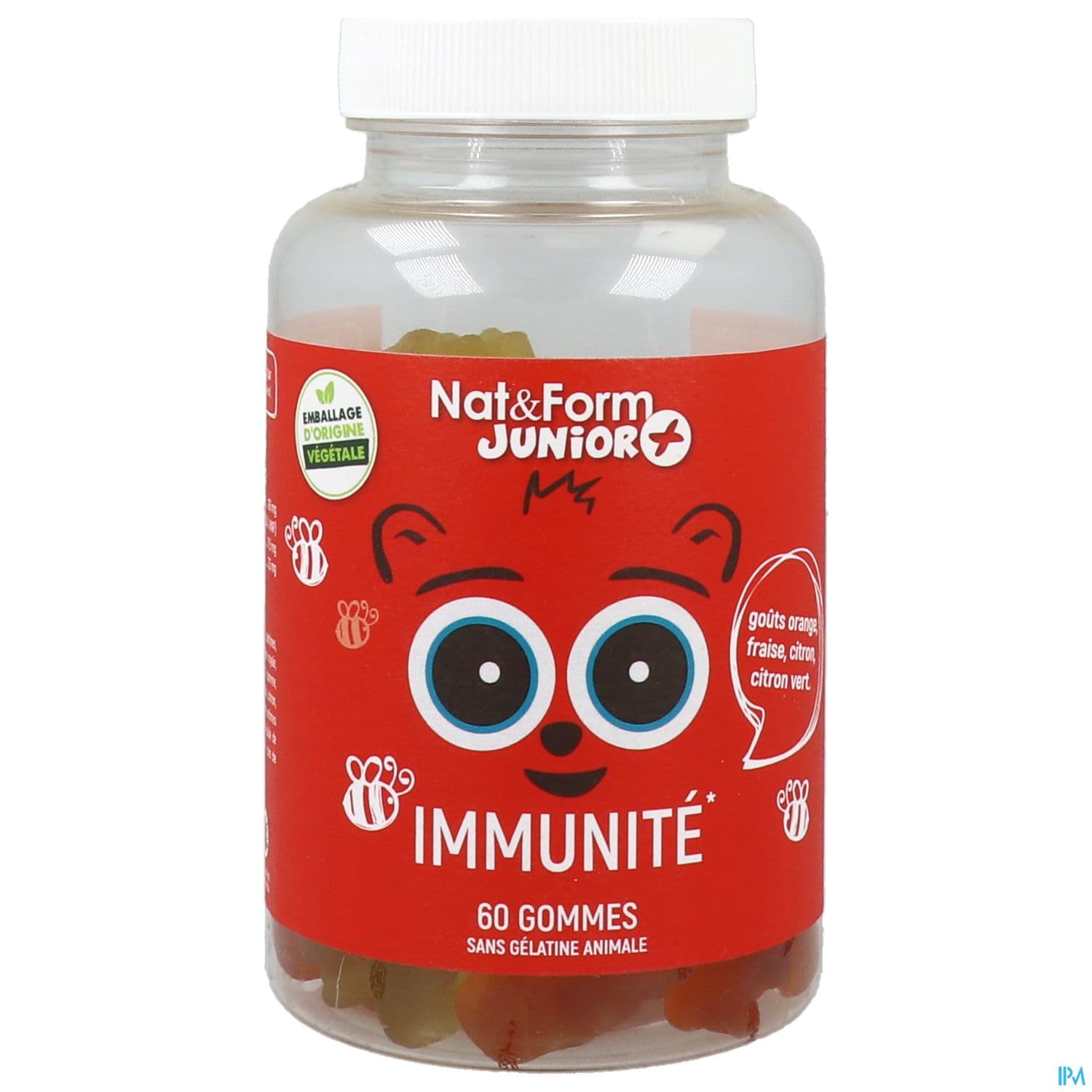Nat Et Form Junior+ Immunite Ourson Gommes 60