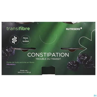 TRANSIFIBRE PUREE PRUNEAU POT X4