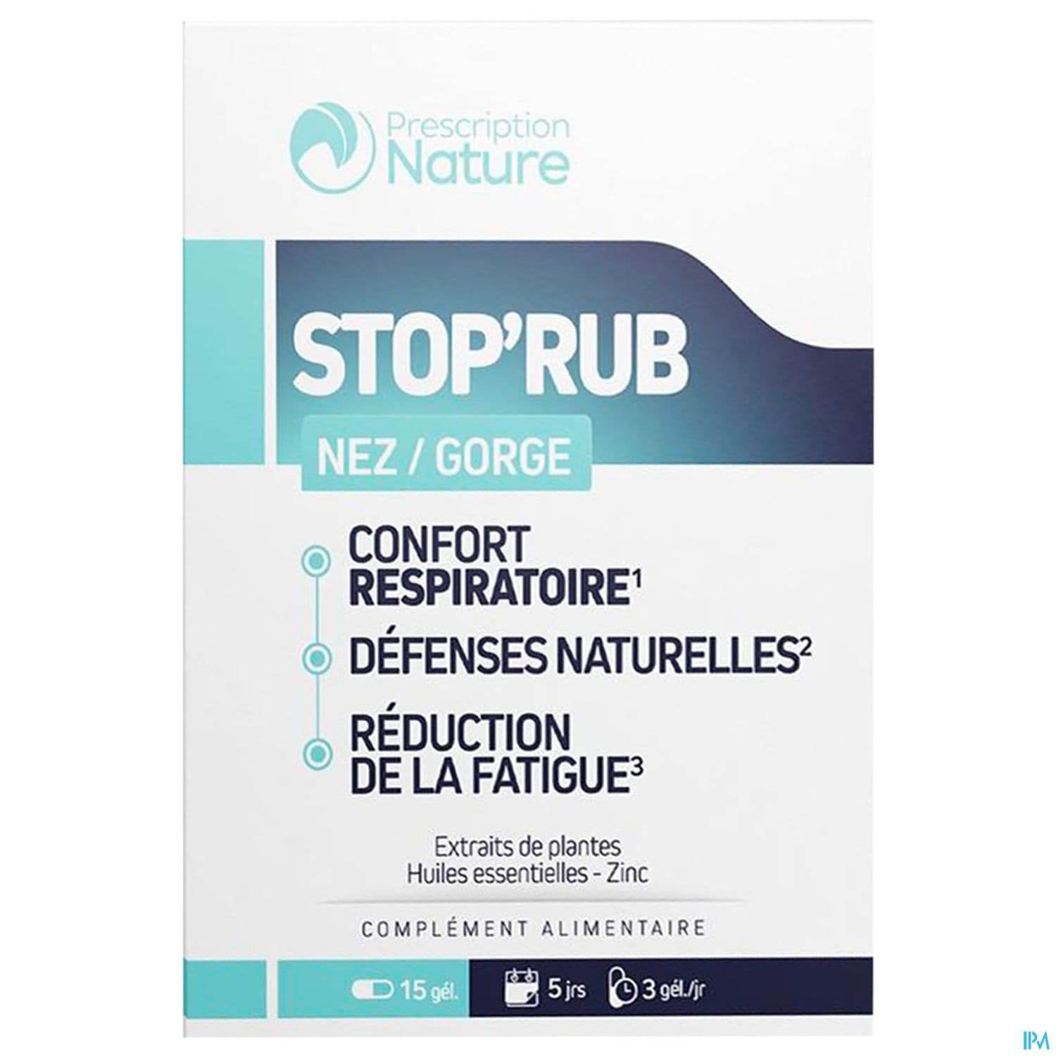 Prescription Nature Stop Rub Gelule 15