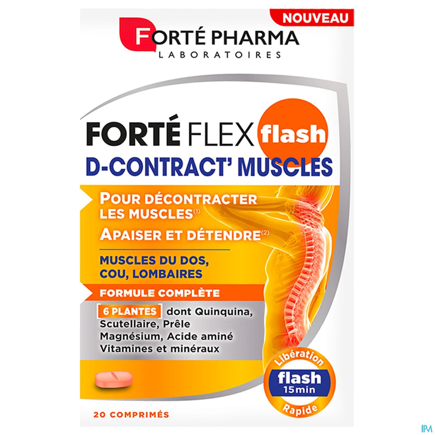 Forte Pharma Forte Flex Flash D Contract Muscles Comprime 20