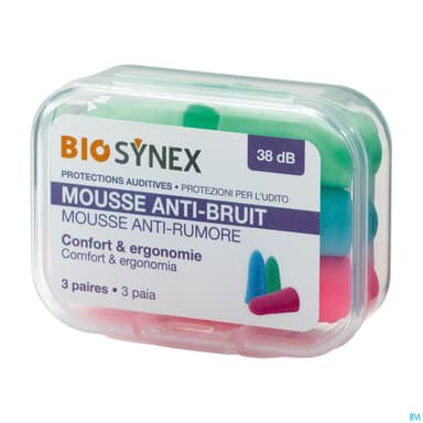 BIOSYNEX PROT AUDITIV MOUSSE 3PAIR