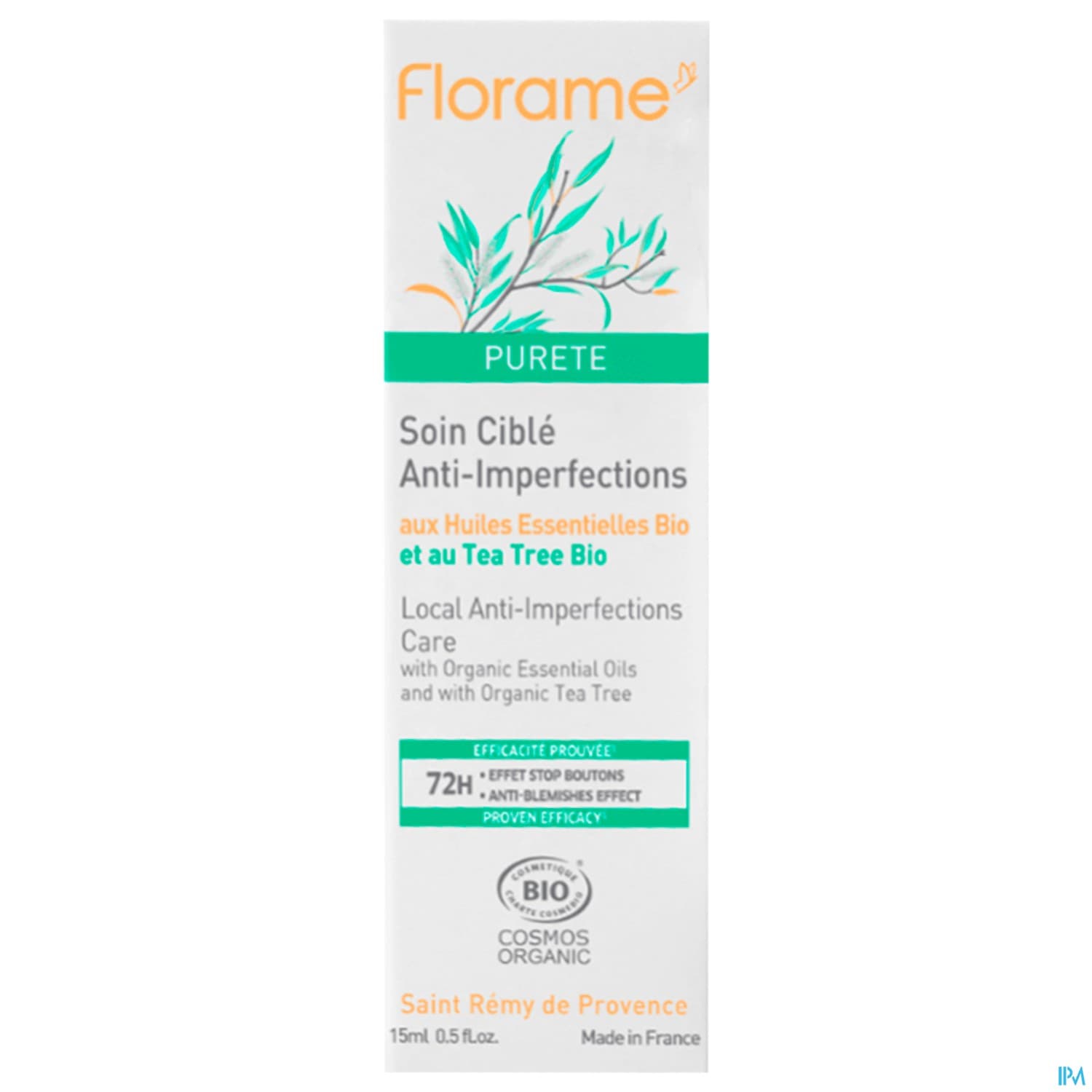Florame Purete Soin Cible Antiimperfections Bio 15ml