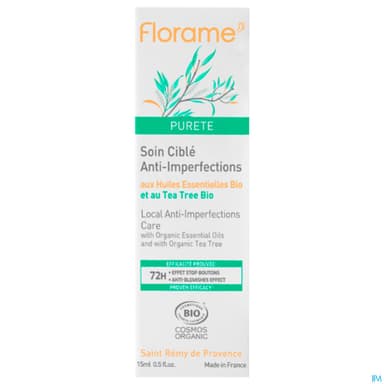 Florame Purete Soin Cible Antiimperfections Bio 15ml