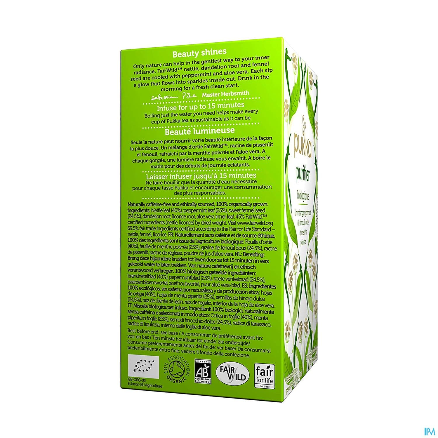 PUKKA INFUS PURIFIER SACH 20