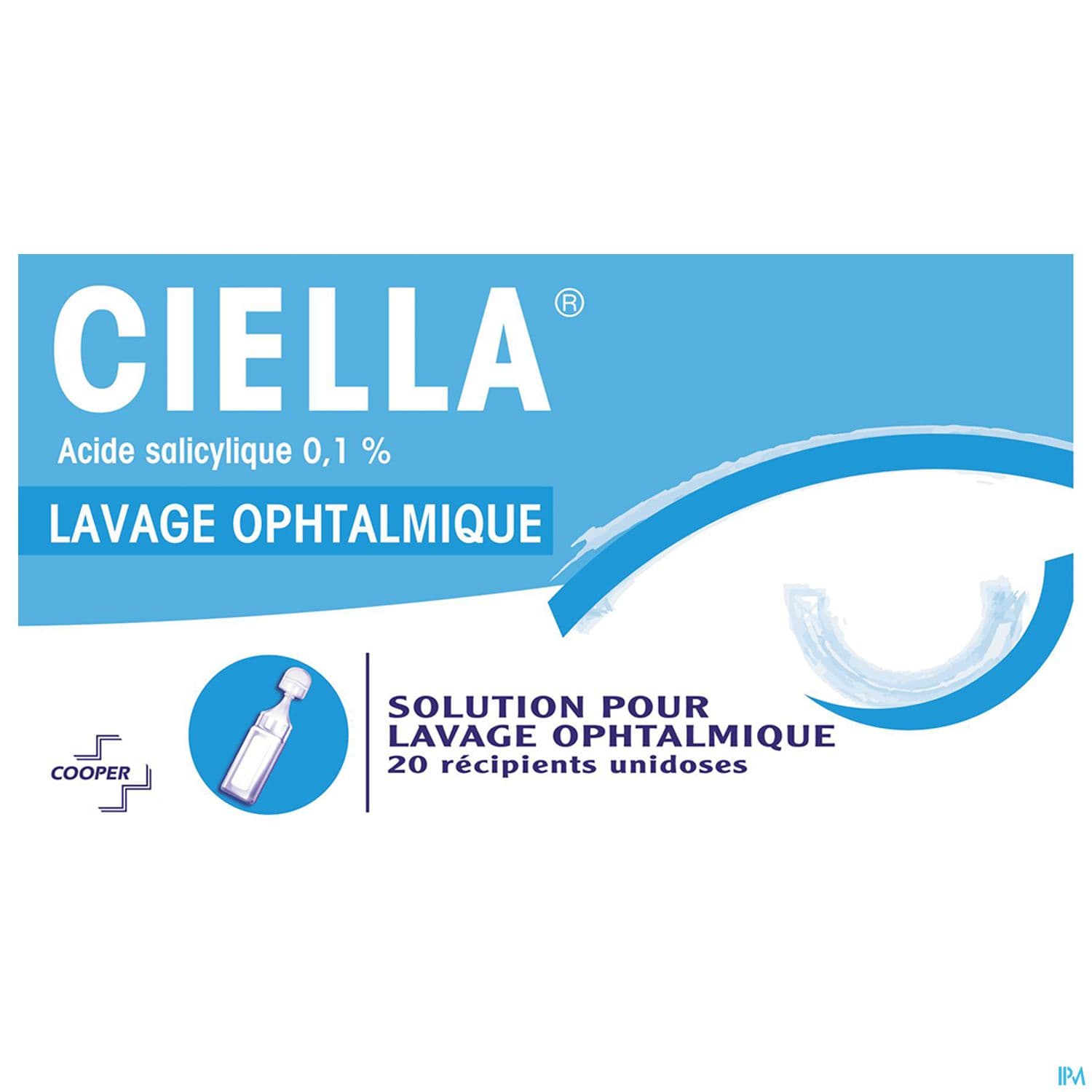 CIELLA 0,1% SOL LAV OPHT DOSE 20