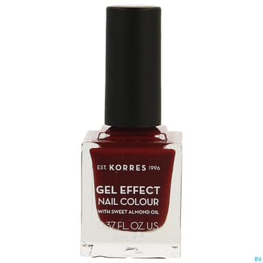 Korres Vernis A Ongles Amande Douce 57 Burgundy Red 11ml
