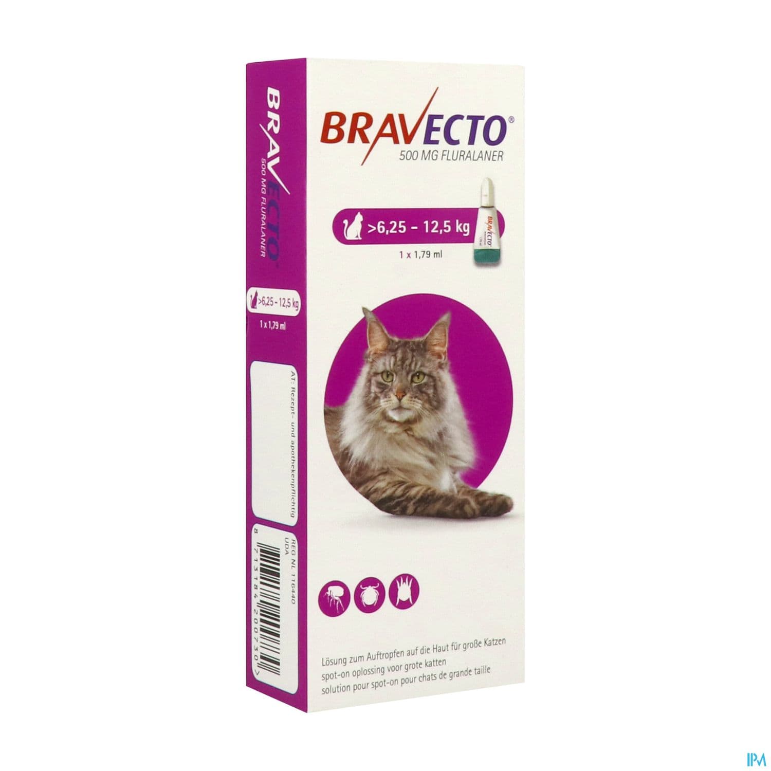BRAVECTO SPOTON CT 6,25-12,5KGDOS1 — Pharmacie Du Centre Apothical