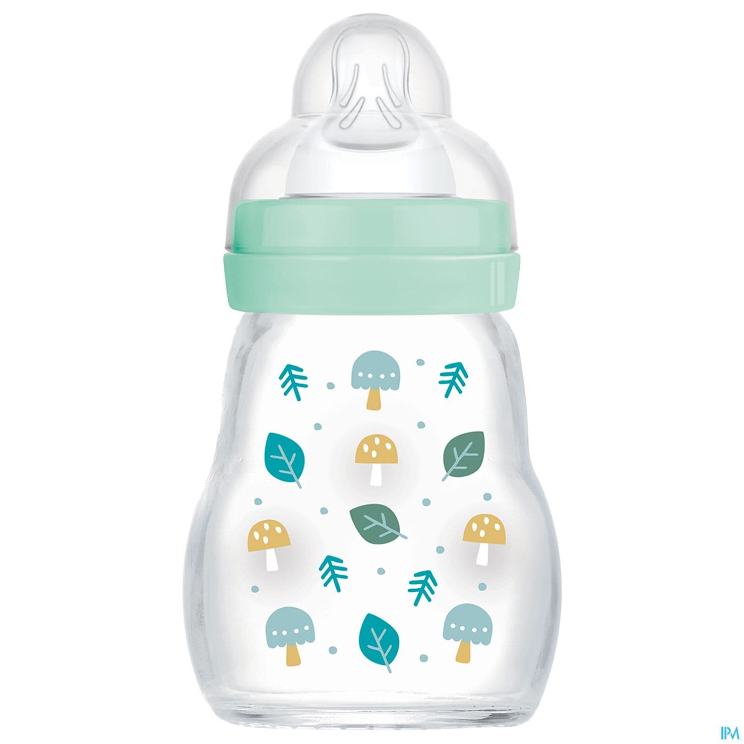 BIB MAM VERRE TETIN DEB1 BLEU170ML