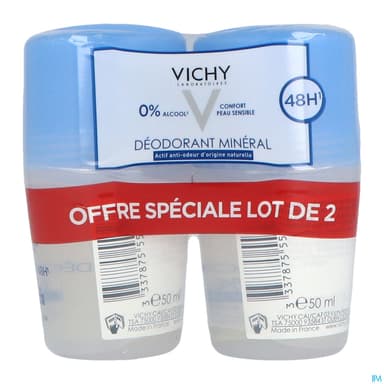 VICHY DEO S/ALU MIN 48H BILL50MLX2