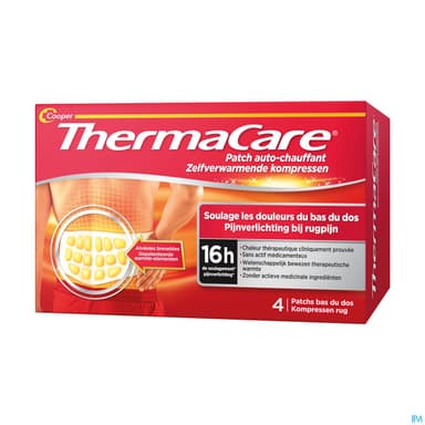 Thermacare Patch Chauffant Dos Ceinture Ajustab X4