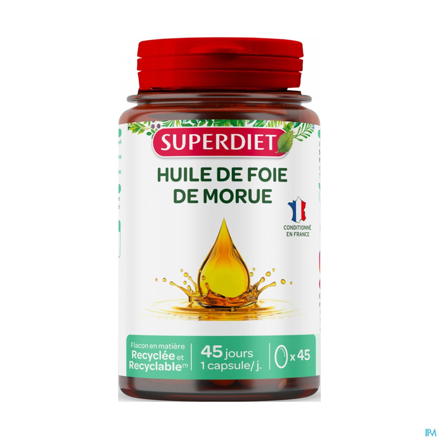 Superdiet Huile De Foie De Morue Capsule 45 — Pharmacie La Rose