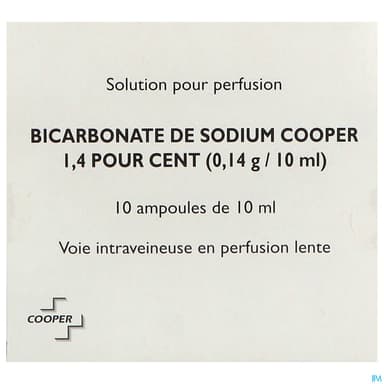 Cooper Sodium Bicarbonate 1.4% Sol Perf 10ml 10