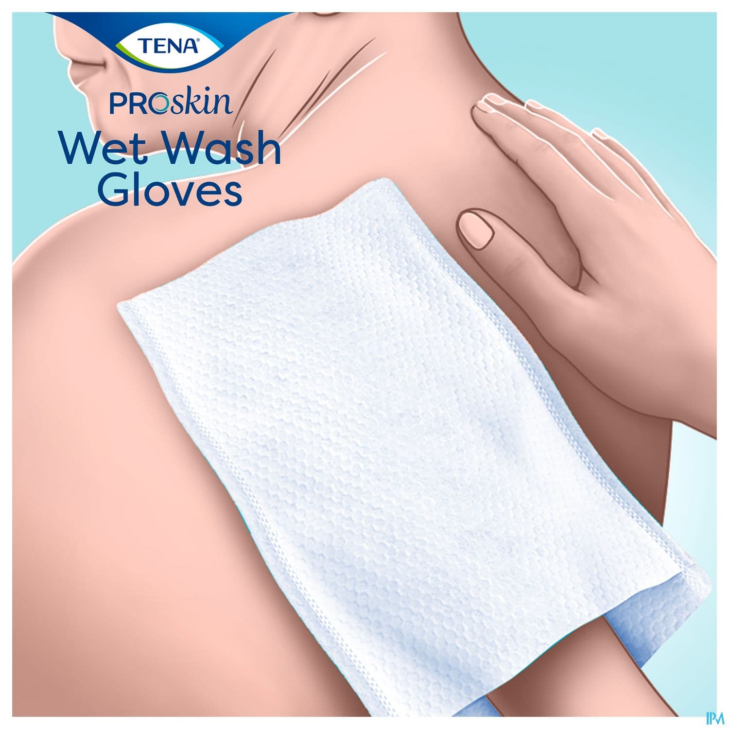 TENA WET WASH GLOVE IMPREGNE 8