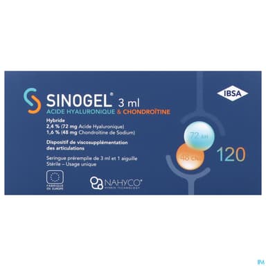 Sinogel Seringue Preremplie 3ml