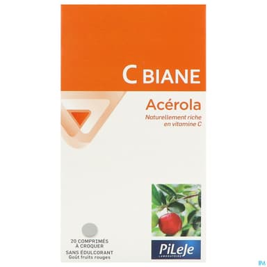 Pileje C Biane Acerola Comprime A Croquer 20