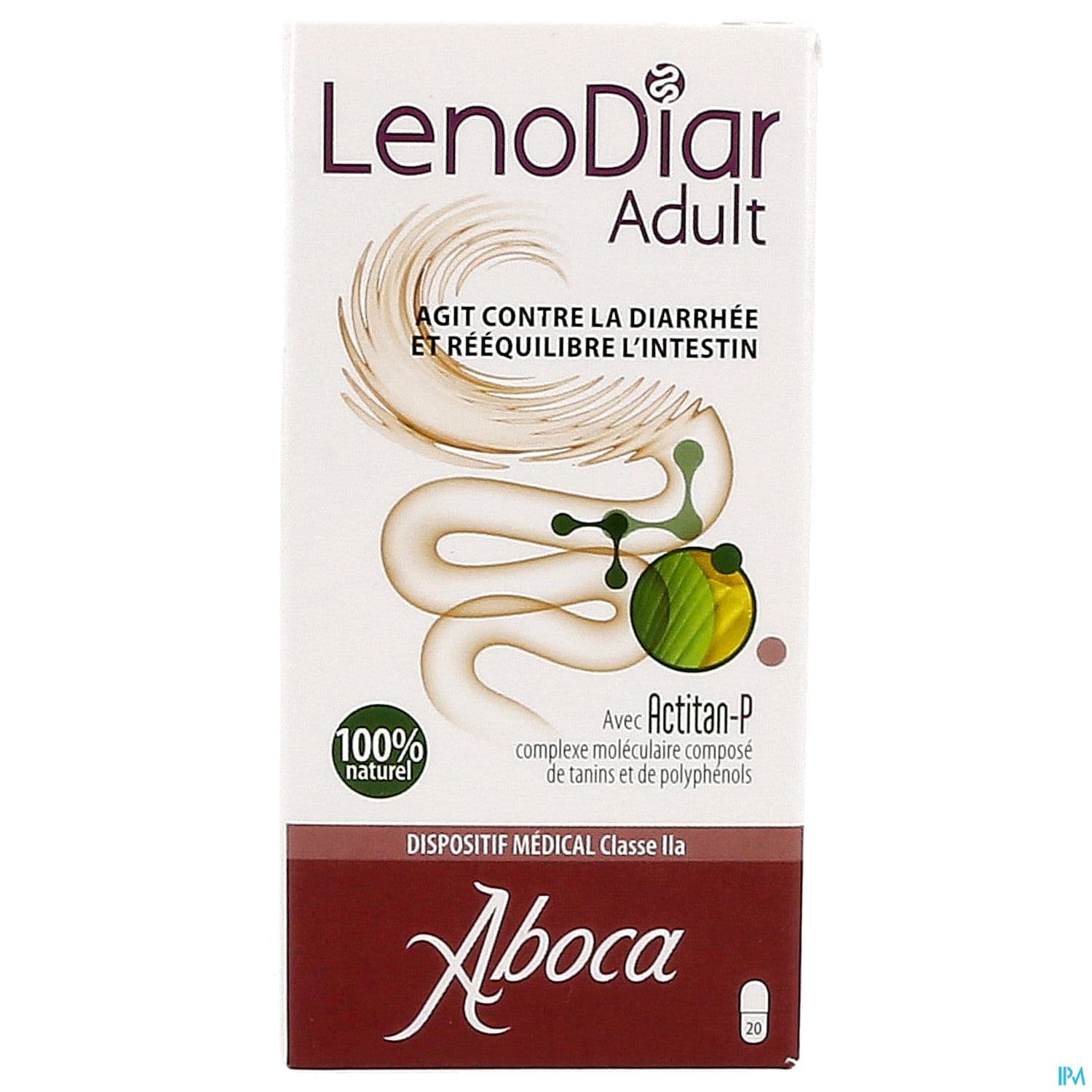 Aboca Lenodiar Adult Diarrhee Equilibre Intest Gelule 20
