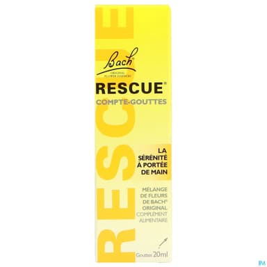 Rescue Bach Compte Gouttes 20ml
