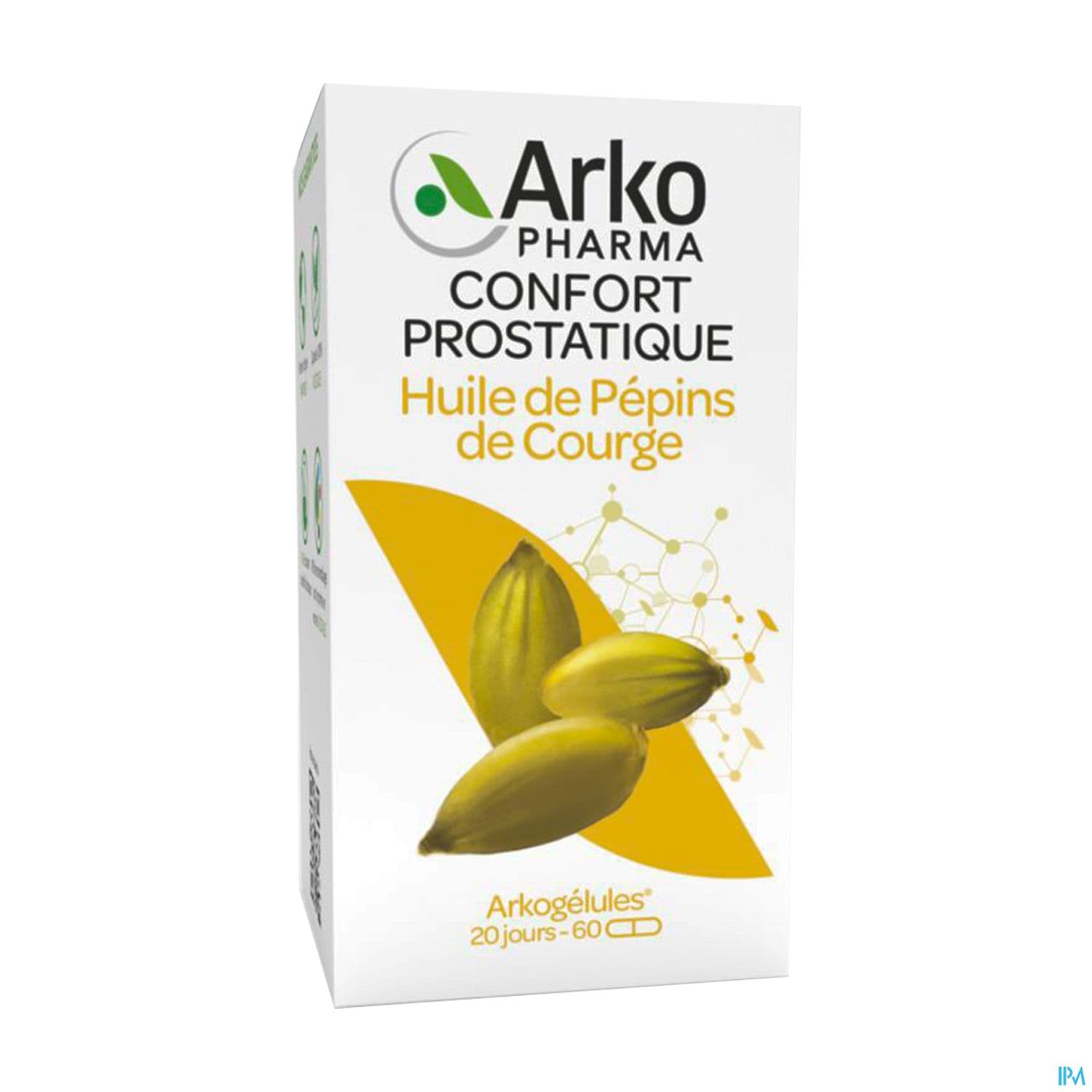ARKOG HUILE PEP COURGE CAPS 60