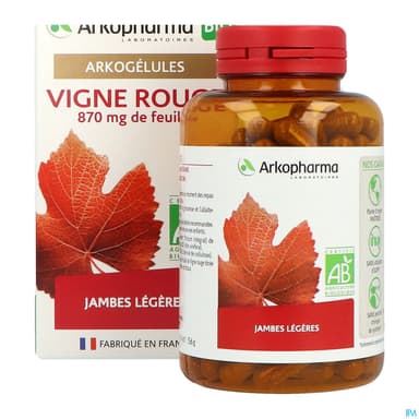 Arkopharma Arkogelules Vigne Rouge Bio Gelule 150