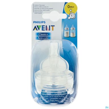 TETINE AVENT SILIC NVEAU NE/1 X2