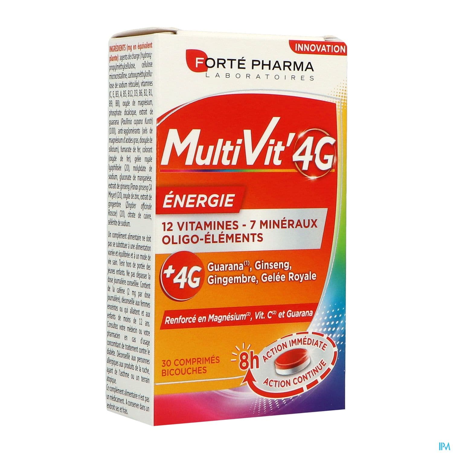 MULTIVIT'4G ENERGIE CPR 30