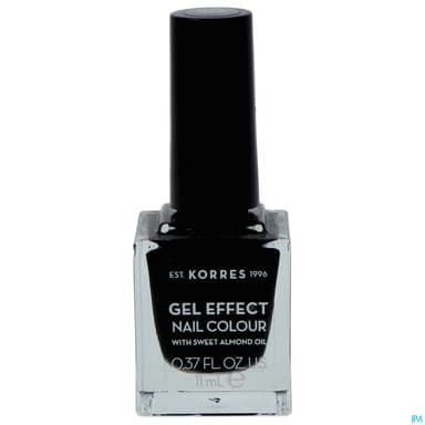 Korres Vernis A Ongles Amande Douce 100 Black 11ml