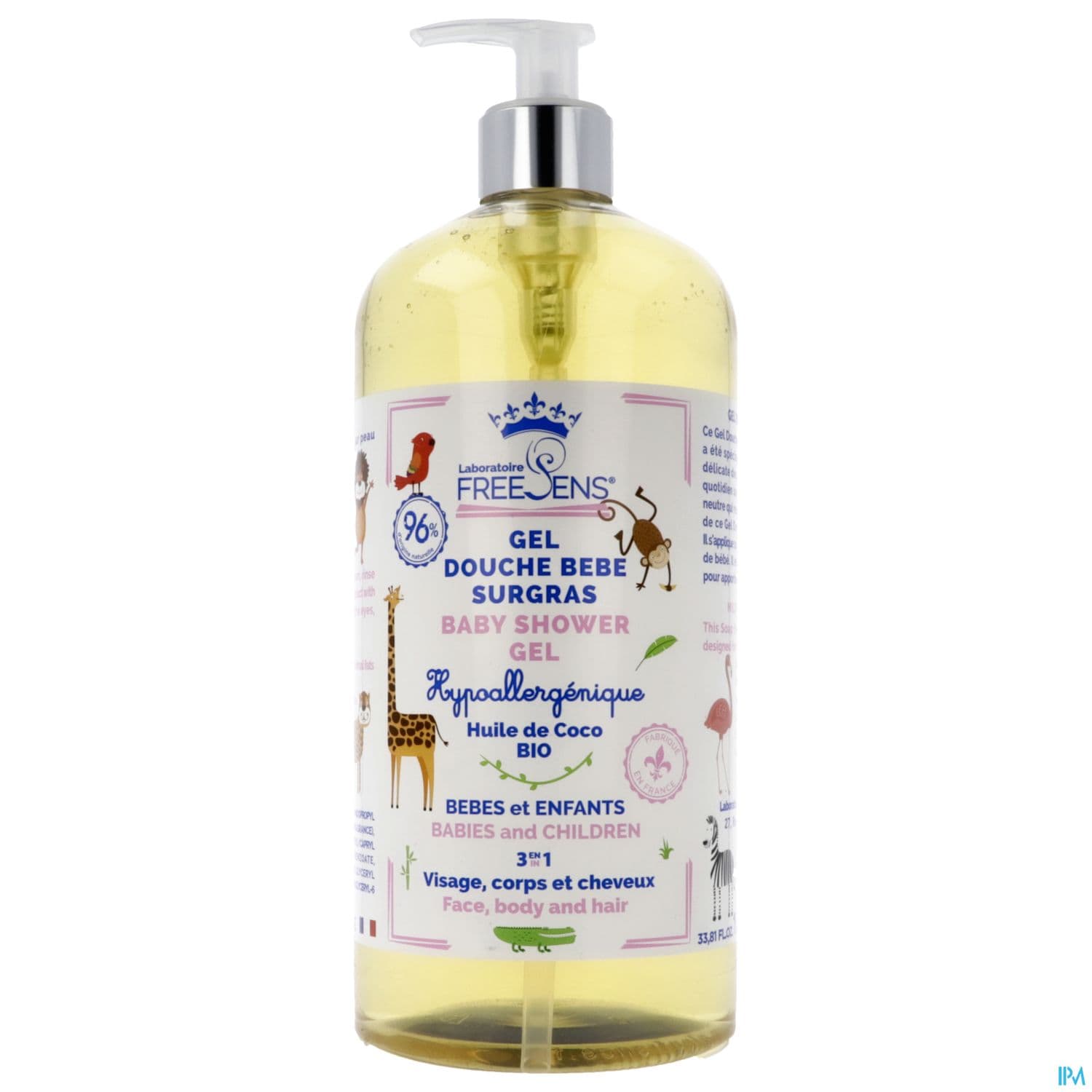 FREESENS GEL DCH SURG BEBE 1L