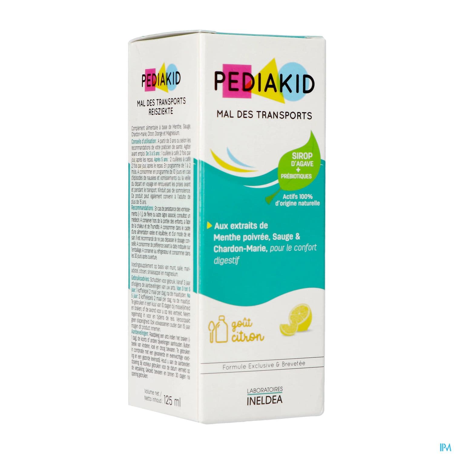 PEDIAKID MAL TRANSPOR MENT SP125ML