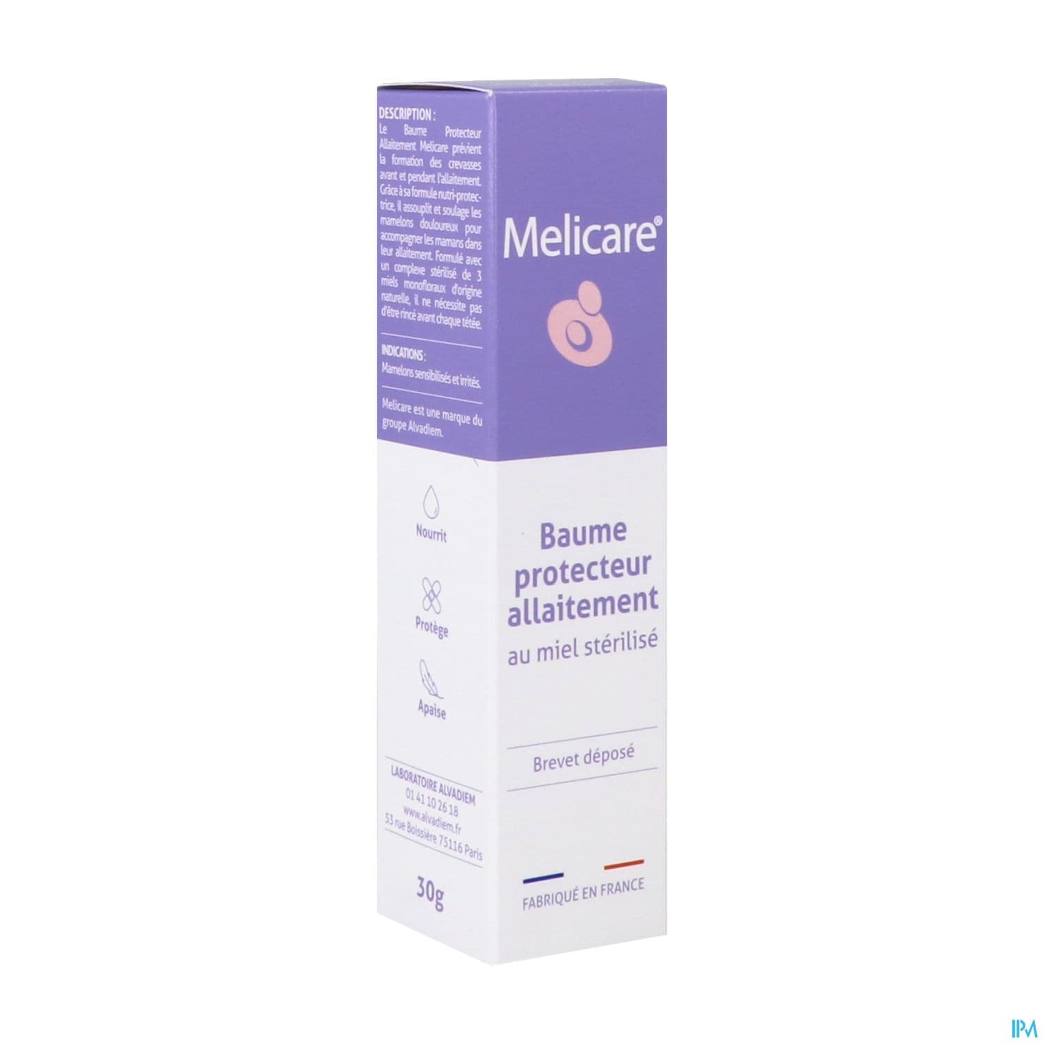 Melicare Baume Protecteur Allaitement Au Miel Sterilise 30g