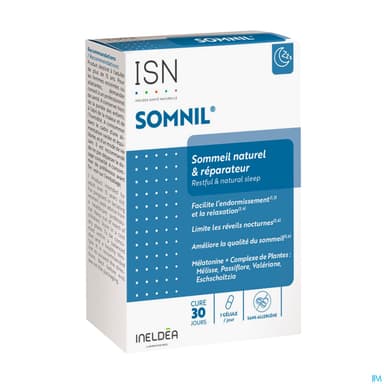 Ineldea Isn Somnil Sommeil Naturel Reparateur Gelule 30