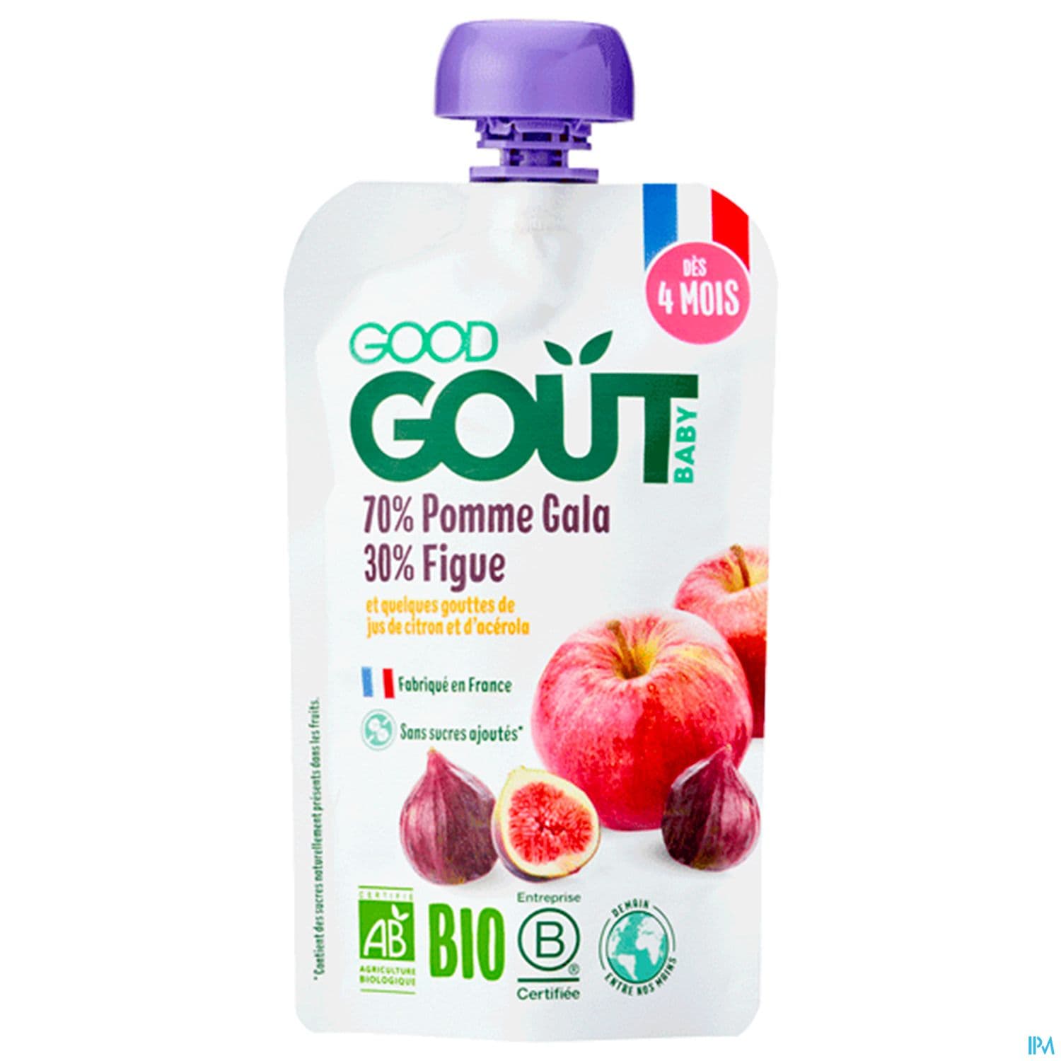 GOODGOUT POMME FIGUE 120G