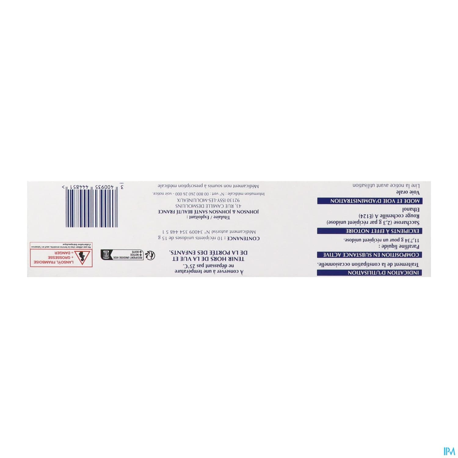 LANSOYL FRAMBOISE DOSE 10