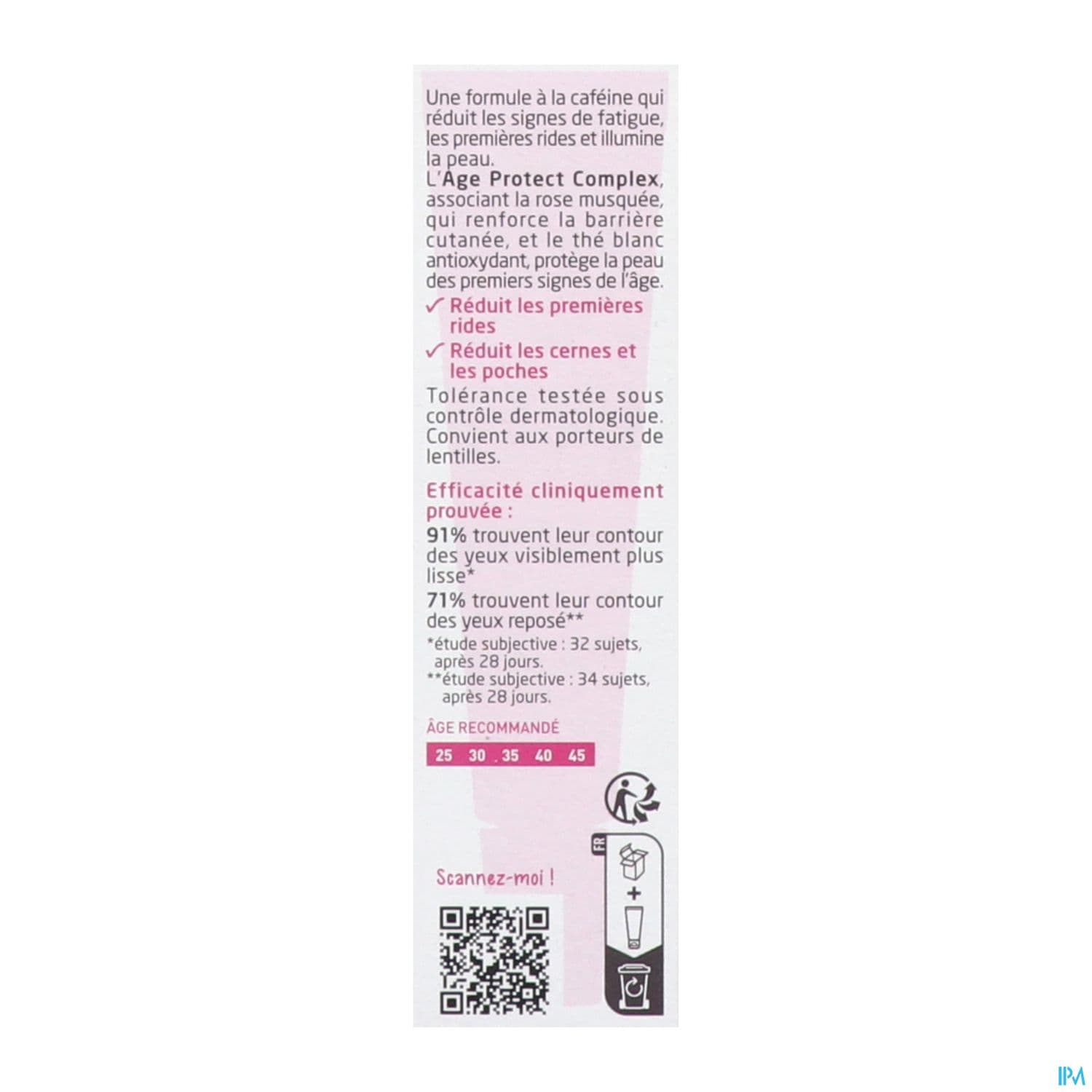 Weleda Rose The Blanc Contour Des Yeux Bio 12ml