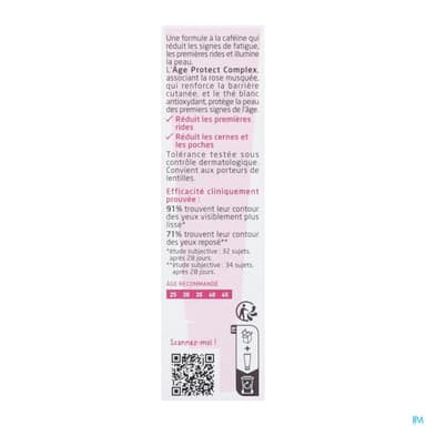 Weleda Rose The Blanc Contour Des Yeux Bio 12ml